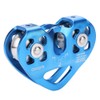 Pissente Double Trolley Pulley, pulley 30KN Aluminum Zip Line Rock