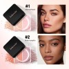 Polvo Suelto Dúo Iluminador Y Corrector, Fijador De Maquilla
