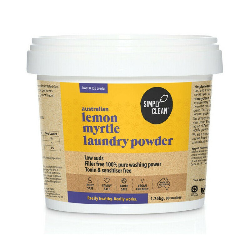 Simply Clean Lemon Myrtle Laundry Powder, 1KG