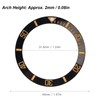 40mm Diameter Watch Bezel Insert Ring Clear Scale Luminous Ceramic