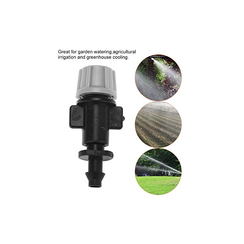 50pcs/Set Misting Nozzles Sprinkler Head Atomizer for Patio Garden Agricultural