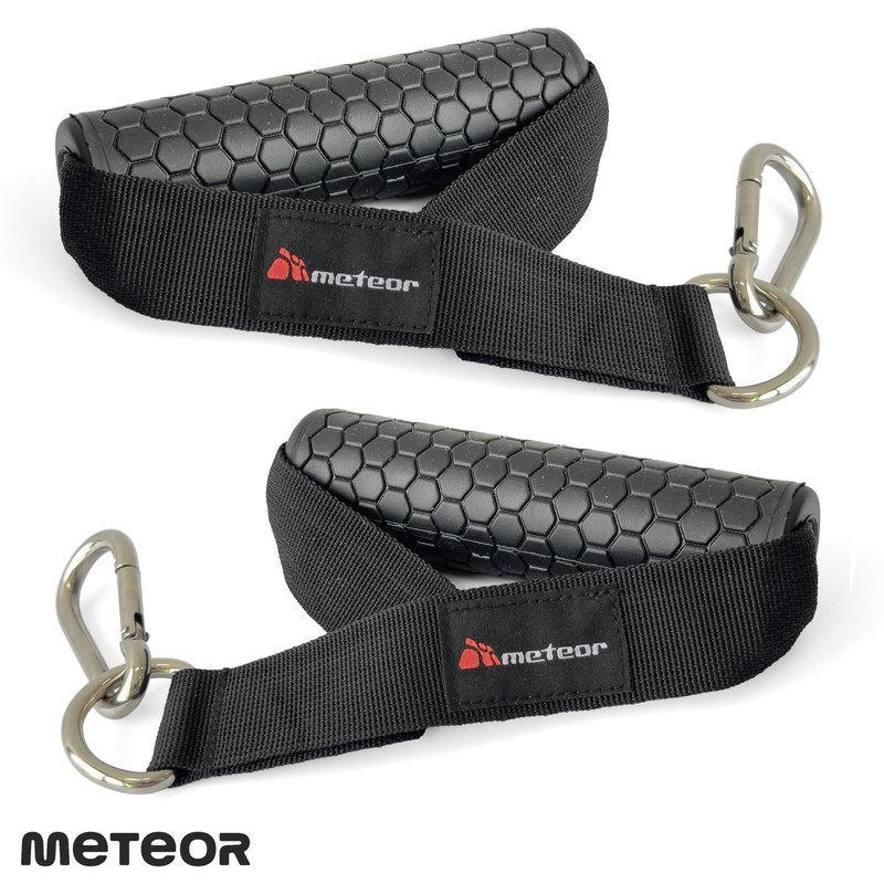 METEOR Heavy-Duty Exercise Handles, Resistance Bands Handles, Cable Machine Attachments