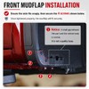 Mud Flap Delete Compatible with GMC Sierra 1500 2019-2025Front&Rear Mudflap