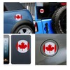NEGNME 3 PCS Canada Flag Sticker Canadian Decal in Multiple