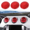 Jimen Compatible with Ford Mustang 2015-2023, 9PCS Center Console Dashboard