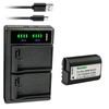 Kastar 1-Pack DMW-BLK22 Battery and LTD2 USB Charger Compatible with