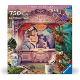 Ravensburger Romeo  Juliet  ArtSoul  Rompecabezas de 750 Piezas  William Shakespeare  Tecnología Softclick y Piezas de Alta Precisión  14 Años en