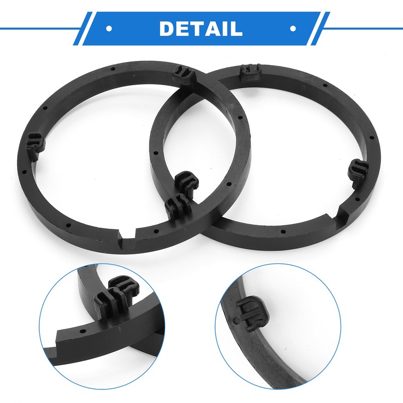 X AUTOHAUX 2 Set Speaker Spacer Ring Tweeter Speaker Spacer