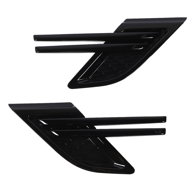 Car Side Vents Grille Trim LR062115 Gloss Black Air Vent