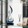 XGZY 15inch Flame Sculpture: Resin Flame Shaped Art Decoration, Suitable