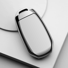 Tengare Car Key Fob Cover Compatible with Infiniti Key Case Protector Keychain Holder Q50 Q60 QX50 QX55 QX60 accessories