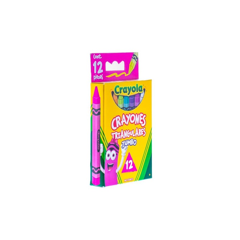 Crayola 12 Crayones Triangulares Jumbo