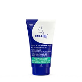 Akileine Nutri-Repair Foot Cream 150ml – Intensive Hydration for Dry Feet & Cracked Heels with Natural Ingredients – Fast-Absorbing, Non-Greasy Texture