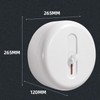 Toilet Paper Dispenser Plastic Wall Mounted Auto Cut Off Waterproof