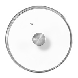 9.5-Inch Glass Lid for Victoria Round 10-Inch Cast Iron Skillet or Pan, Custom Made for Only Victoria Brand, Internal Diameter 9.5-Inch, External Diamter 10 Inch