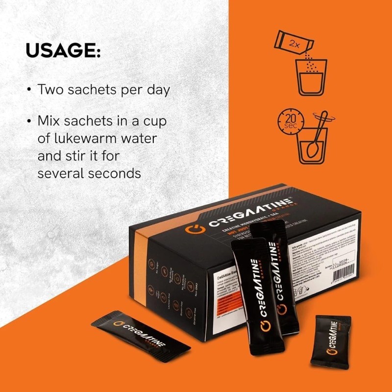 CreGAAtine Micronized Creatine Monohydrate + GAA | Increase Strength No