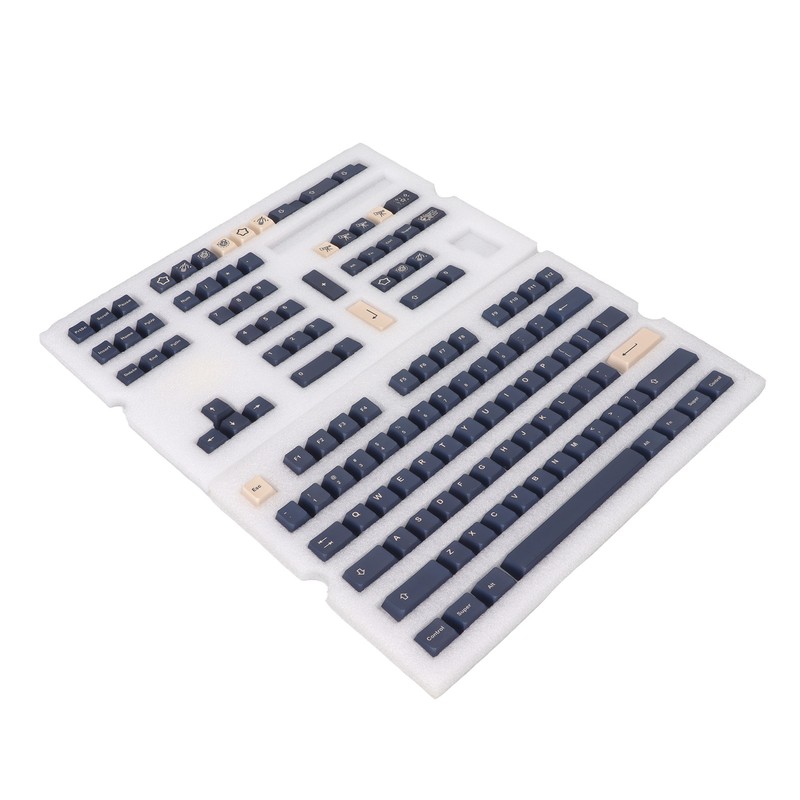 Mechanical Keyboard Keycap 128 Key PBT Keycap Set Contrasting Colors