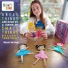 CRAFTILOO Ballerina Dancers Sewing Kit for Kids, Fun and Educational