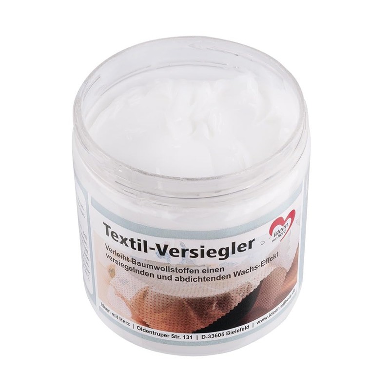 Ideen mit Herz Textile Sealer, Cotton Fabrics, Waterproof, Wax Effect,