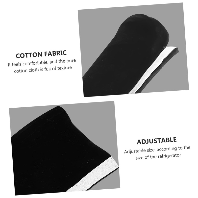 TEHAUX 2 Pieces Double Door Fridge Gloves Home Appliance Handle