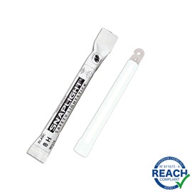 Cyalume Technologies Cyalume SnapLight SA8-208099AM 15 cm Ultra Bright Glow Sticks Pack of 20 with Hooks at the End (10 x 8 Hours in White, 10 x 12 Hours in Yellow), White x10 + Yellow x10