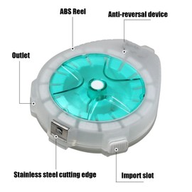 Lure Line Box Multifunctional Spool Storage Box with Quick Line Cutter, Anti-Reverse, and Tangle Prevention Tool (6)