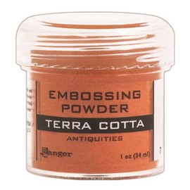 Ranger Embossing Powder, 1-Ounce Jar, Terra-Cotta
