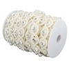 Bead Chain String Half Side Flatback DIY Imitation Pearl String