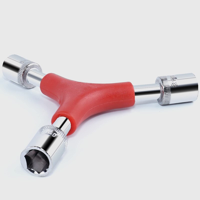 Y-Shaped 3 Way Wrench Portable Lightweight Steel Chrome Plating, Y-Type