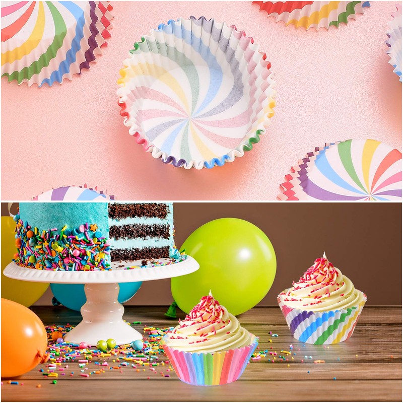 600 Pcs Cupcake Baking Muffin Cupcakes Paper Wrappers Cases Liners,