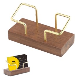 Business Card Holder, Classic Wooden Business Card Holder, Walnut Wood Business Card Holder, Creative Wooden Business Card Holder, Business Card Storage for Exhibition Stand, Desk
