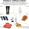 WADY 20PCS Laundry Hanging Hooks Stainless Steel Adjustable Boot Hangers