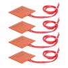 4Pcs Heat Mat Silicone Heater Pad Warmer 12V 7.5W 120
