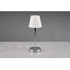 Trio Leuchten Luis II 595700106 Table Lamp Chrome Metal White