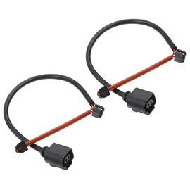 Frankberg 2x Warning Contact Brake Pad Wear Front Compatible with C.a.y.e.n.n.e 9PA 2002-2010 P.a.n.a.m.e.r.a 970 2009-2016 T.o.u.a.r.e.g 7L6 7L7 7LA 2002-2010