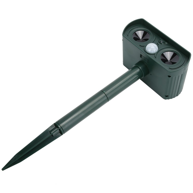 Solar Powered Ultrasonic Animal Repeller Wild Boar Cat Dog Repellent