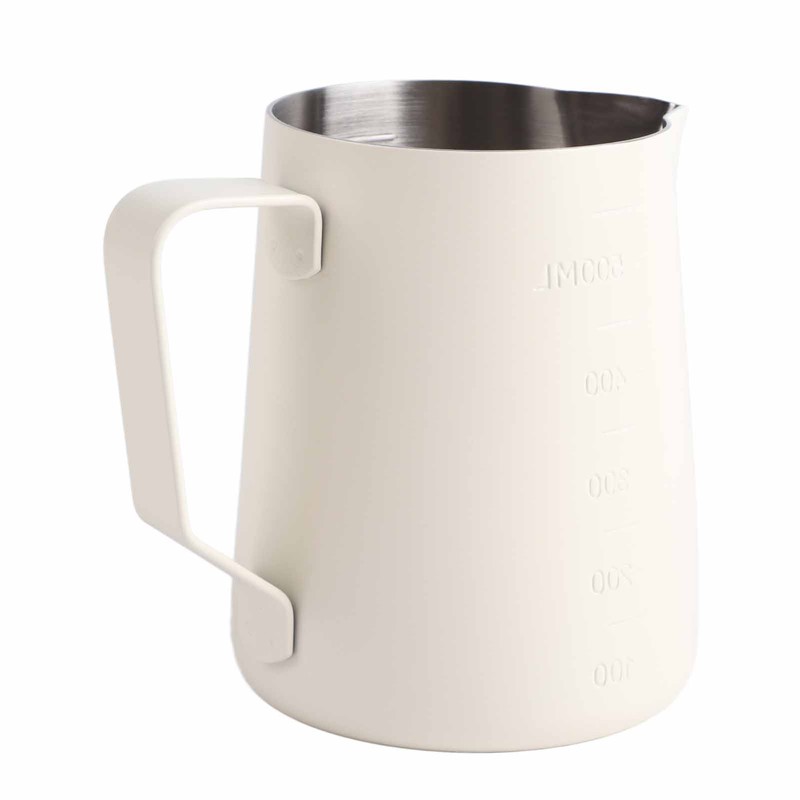 Stainless Steel Frothing Pitcher Milk Frothing Cup with Measurement Scales