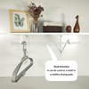 2 Pack Heavy Duty Closet Shelf and Rod Brackets,Shelf Brackets