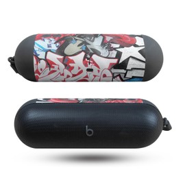 Glossy Glitter Speaker Skin Compatible with Beats Pill (2024) - Graffiti Mash Up - Premium 3M Vinyl Protective Wrap Decal Cover - Easy to Apply | Crafted in The USA by MightySkins