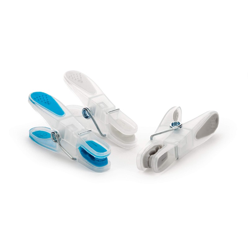 Soft Grip Clothes Pegs for Washing Line Multi-Coloured Strong Non