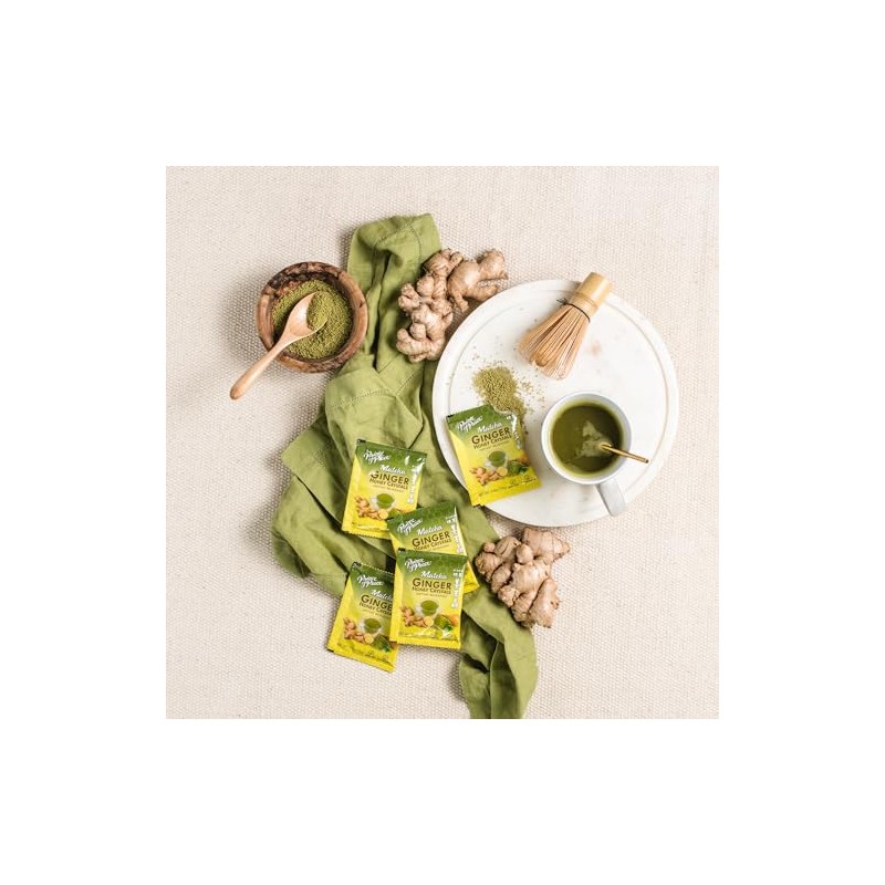 Prince of Peace Instant Ginger Honey Crystals with Matcha, 60
