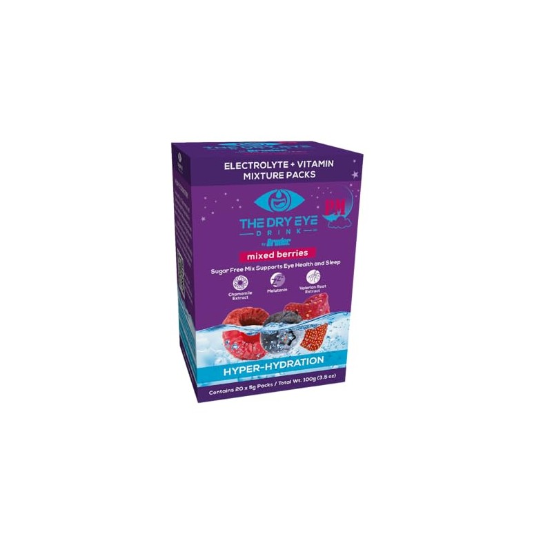 The Dry Eye Drink PM Night Time Mixed Berry Flavor
