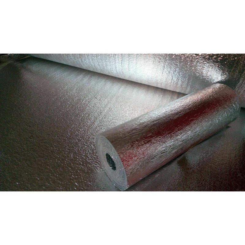 R8 HVAC Duct Wrap Reflective Insulation 2-Sided Foam Core 4FT