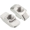 50pcs 4040 Series M8 Thread T Nuts Hammer Head Fastener