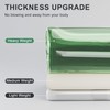 AmazerBath Long Shower Curtain Liner, 100% EVA Soft Clear Green