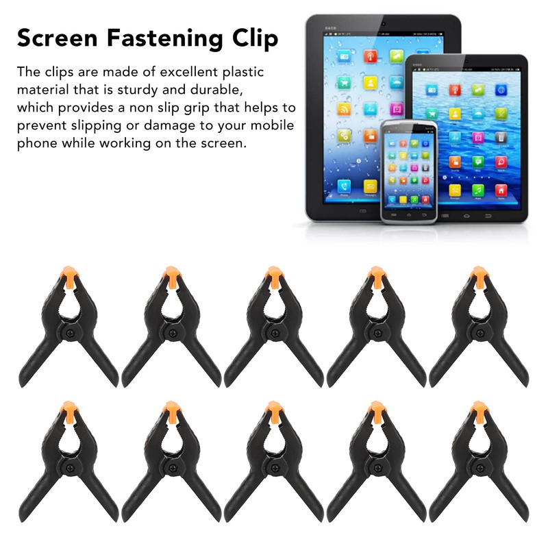 10Pcs Spring Clamp Plastic Clip Fixture Repair Fastening Tool Set