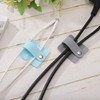 HARFINGTON Earphone Wrap 12 x 5cm Silicone Cord Organizer Earbuds