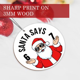 67 Meme Funny Christmas Ornaments 2025, 6 7 Ornament, Santa Ornaments for Christmas Tree, Funny Ornament for Exchange, Stocking Stuffers, Gag Gifts, 67 Gifts for Kids, Teens, Teen Girls, Boys