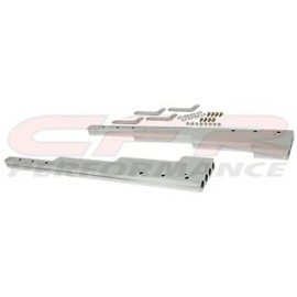 CFR SMOOTH Chromed BILLET ALUMINUM WIRE LOOM SET CHEVY FORD MOPAR