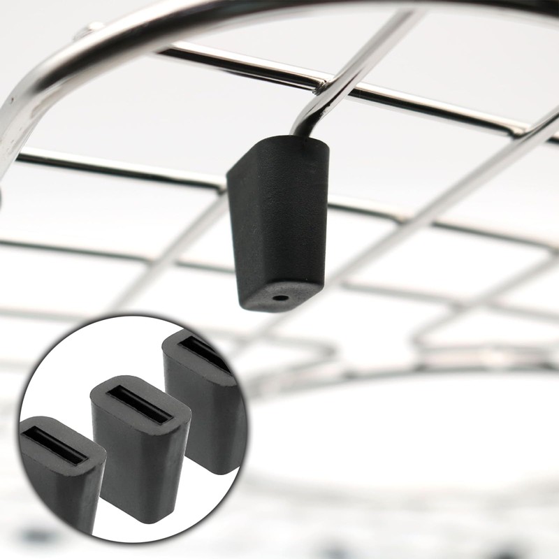 40 Pcs Rubber Feet for Sink Grid,Black Rubber Feet for